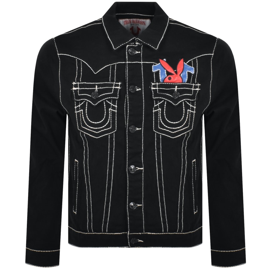 TRUE RELIGION Jimmy panelled denim jacket | Harvey Nichols